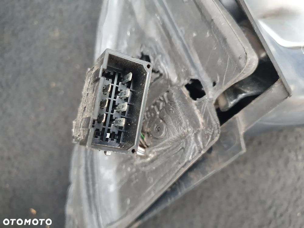 AUDI A6 C5 LUSTERKO ZEWNĘTRZNE PRAWE ELEKTRYCZNE 7PIN SREBRNE LY7Q E1010593 - 4