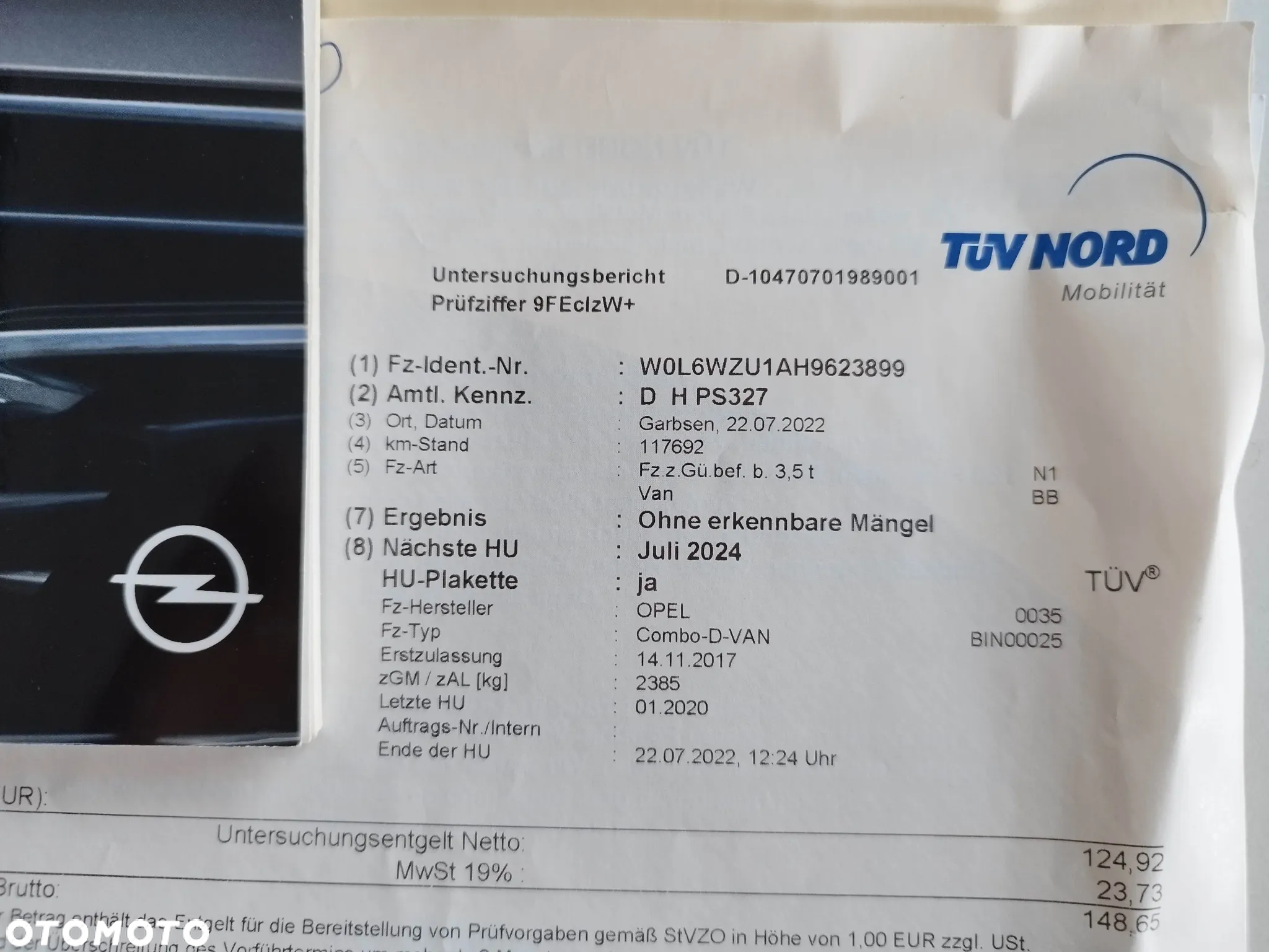 Opel COMBO BLASZAK - 29