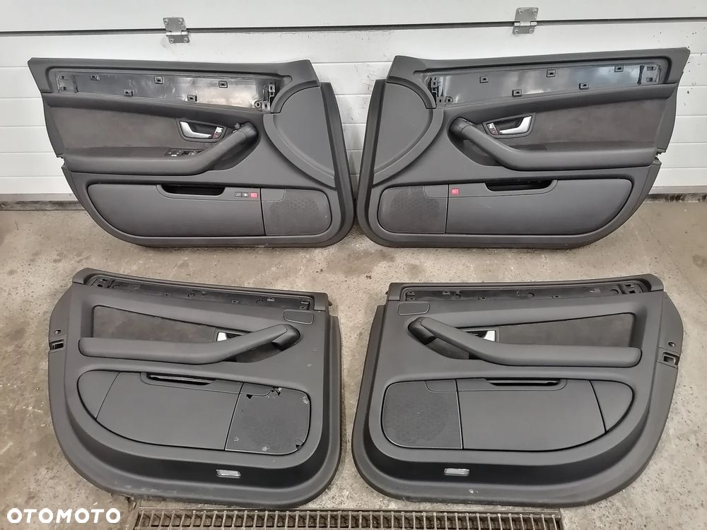 Fotele Kanapa Boczki Skóra Skórzany Czarna Audi A8 D3 EU Na Elementy - 33