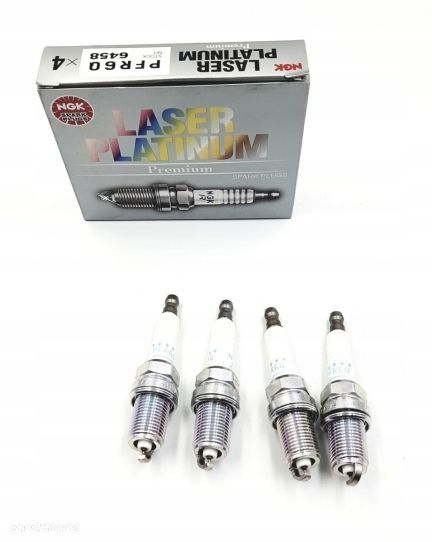 4x ŚWIECA ZAPŁONOWA NGK PLATYNOWA PFR6Q LPG CNG - KOMPLET - 2