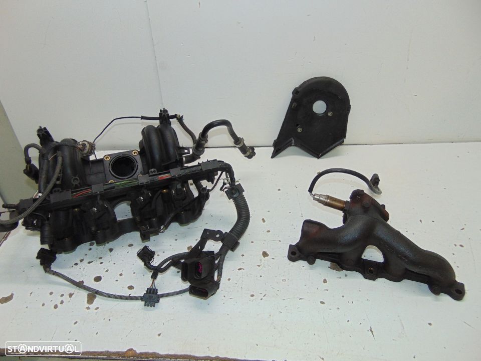 Vw polo 1.0 999 colector de admissão e de escape - 1