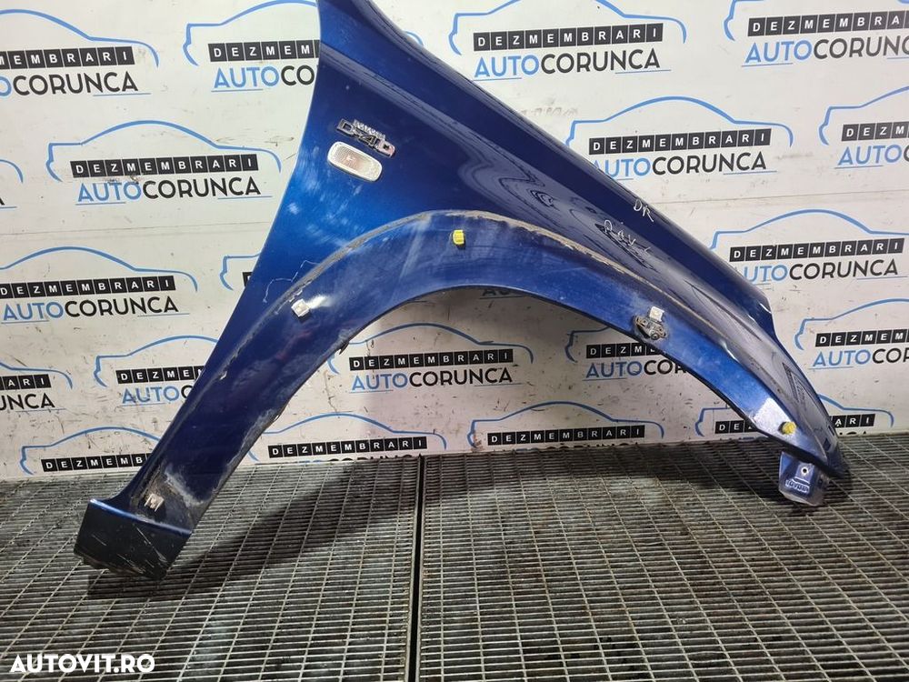 Aripa Dreapta Fata Toyota RAV 4 II 2000 - 2006 4 Usi ALBASTRU (1063) Ruginita - 1