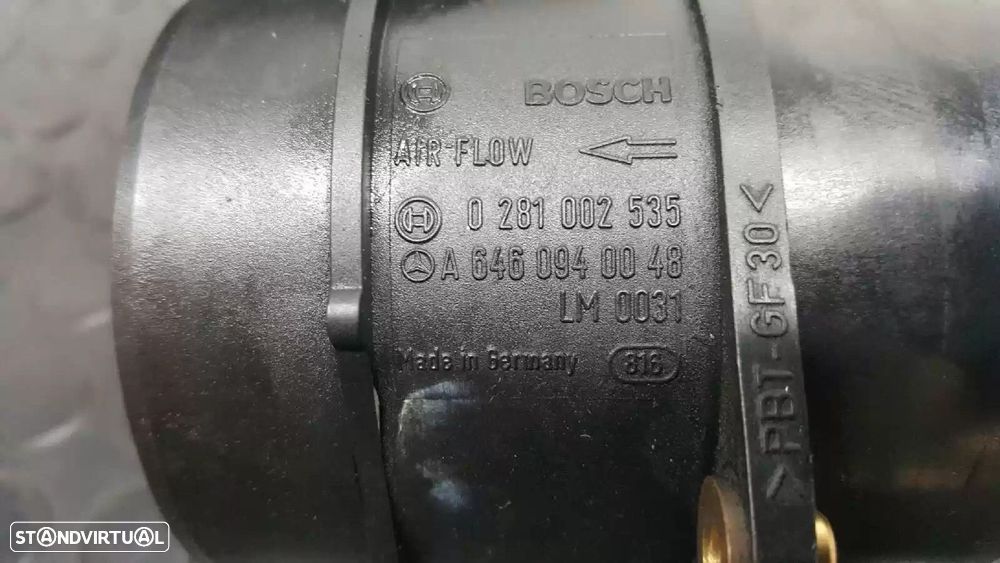 MEDIDOR DE MASSA DE AR MERCEDES-BENZ CLASSE C 2005 -A6460940048 - 4