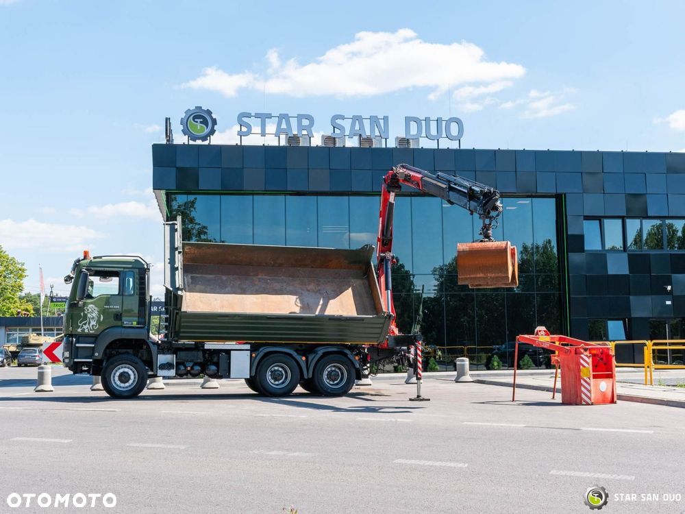 MAN TGS 35.480 6x6 PALFINGER PK 20002 HDS Chwytak Kosz Wywrotka - 2