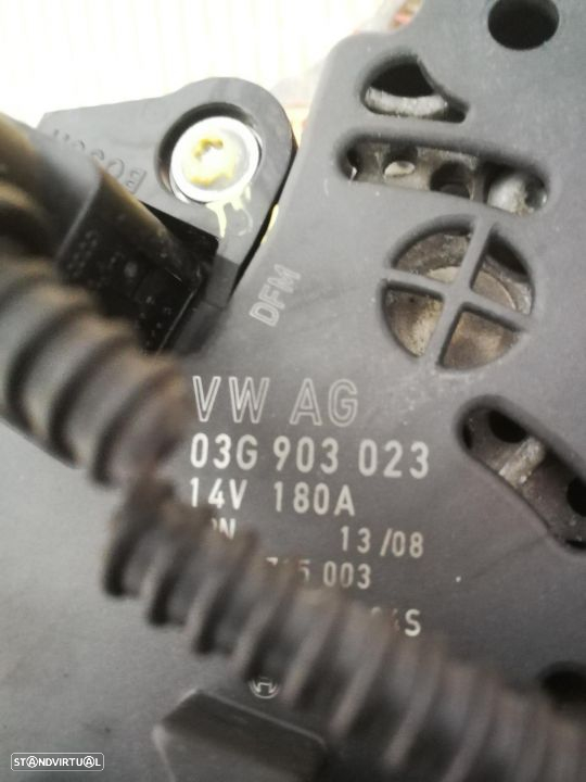 Alternador VW Passat B6 TDI ref 03G 903 023, 180A. - 2