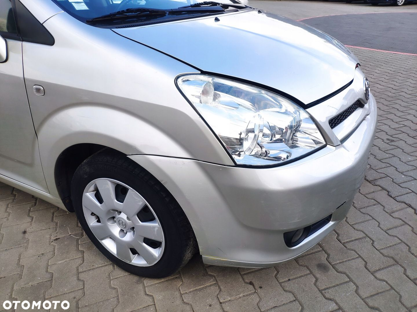 COROLLA VERSO II ZDERZAK PRZÓD MASKA BŁOTNIK LAMPA 04-08 1C0 1CO PAS ATRAPA - 6