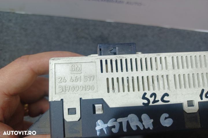 Display bord 24461517 317099190 1023552-00 Opel Astra G [1998 - 2009] - 4