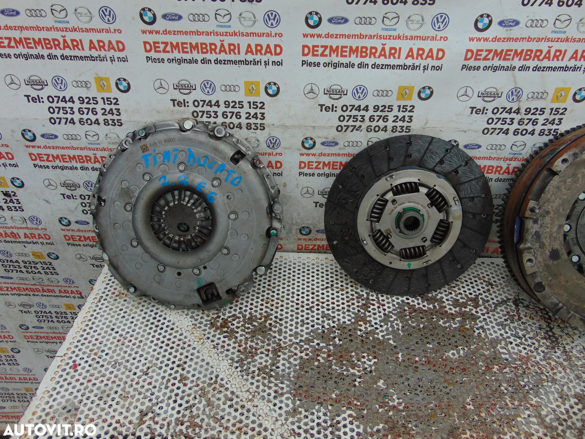 Volanta Fiat Ducato 2.2 euro 6 placa presiune disc ambreiaj 2021-prezent - 3