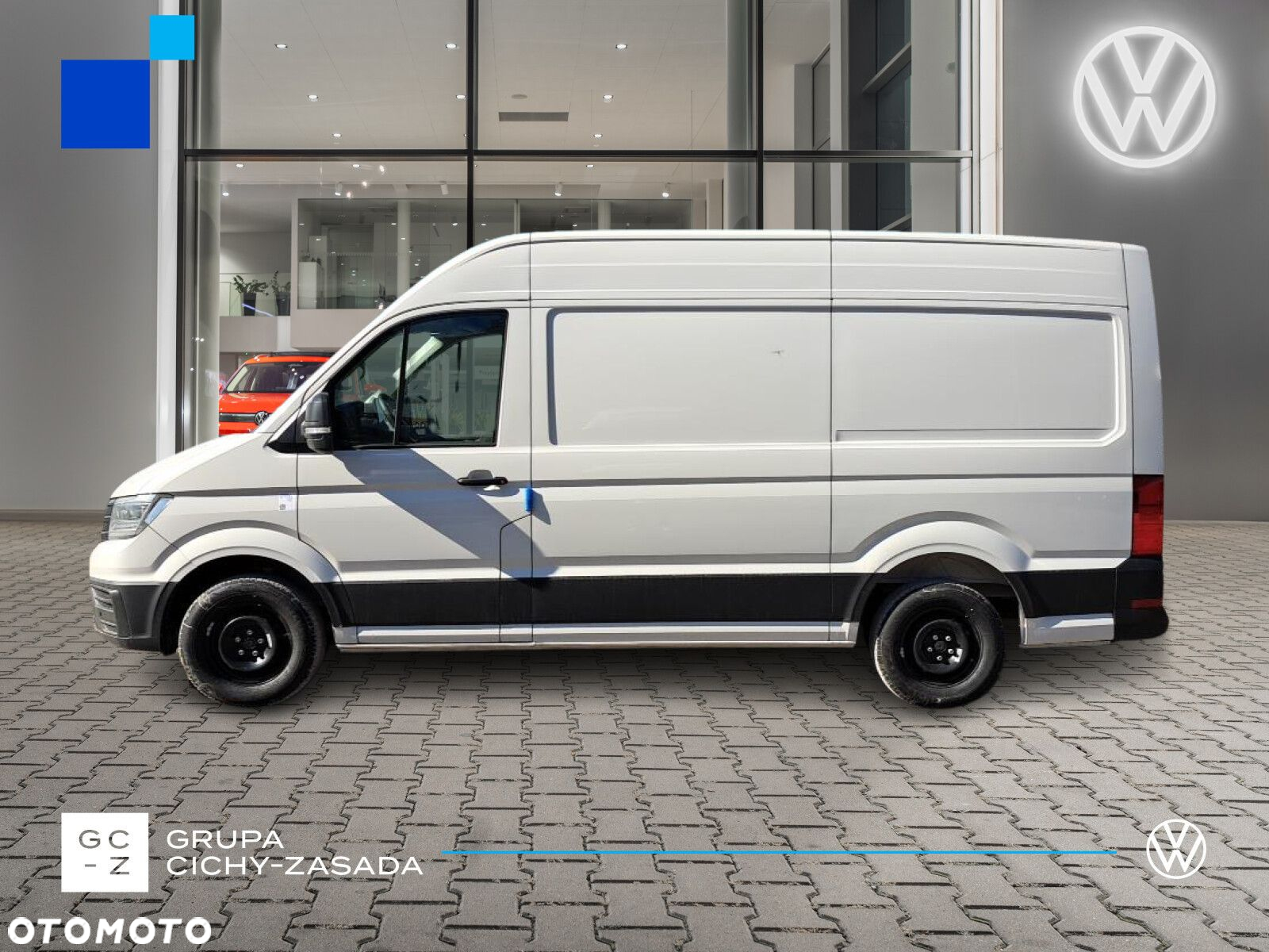 Volkswagen Crafter 35 Furgon z wysokim dachem silnik: 2,0 l EU6 SCR 177 KM / skrzynia biegów: 4MOTION automatyczna 8-biegowa rozstaw osi: 3640 mm - 2