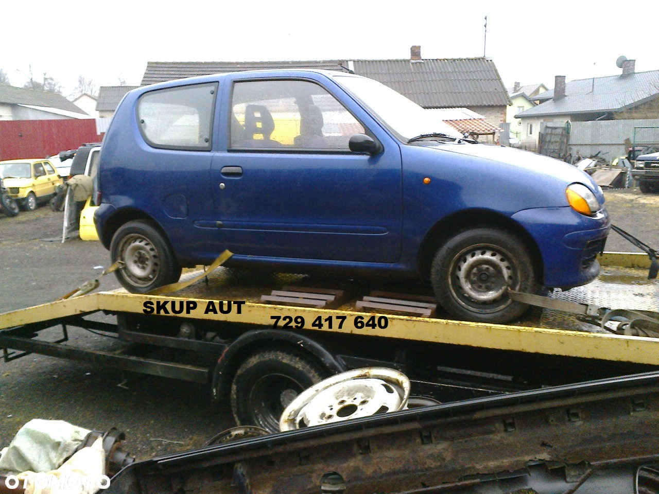 Fiat 127 Cinquecento Seicento 900 Silnik 80tys.km Skrzynia Zawieszenie Koła Drzwi - 6