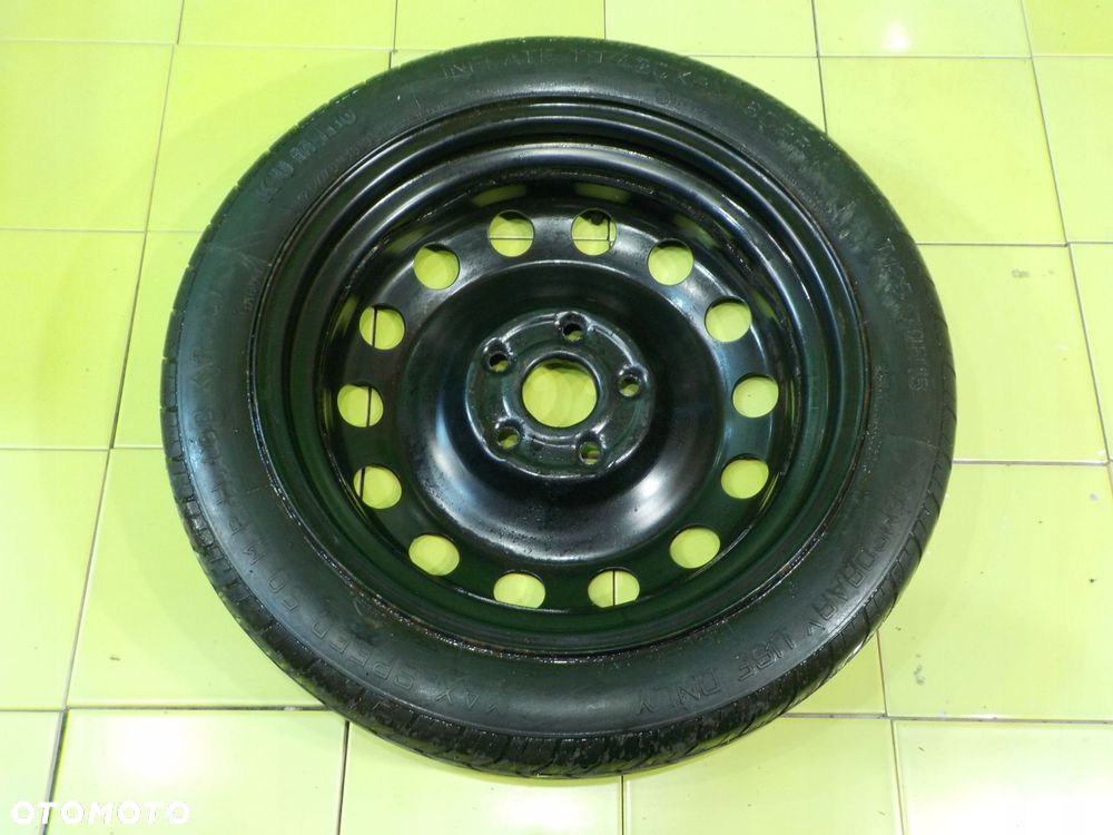 GOLF VI A3 8P GOLF V kolo dojazdowe 125/70/16 5X112 - 2