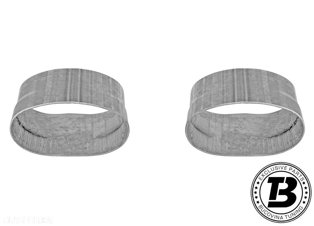 Difuzor Bara Spate cu Ornamente compatibil cu Mercedes GLS X166 GLS63 Design - 12