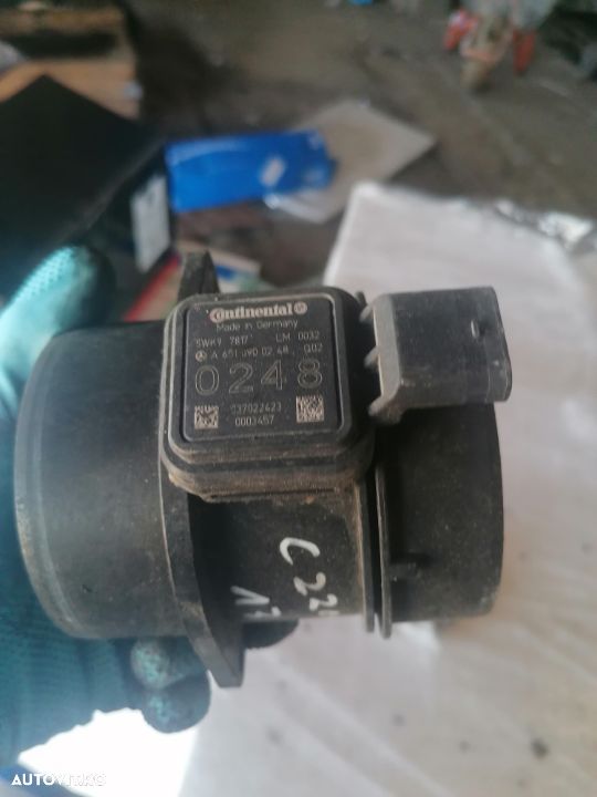 debitmetru aer mercedes c class,e class euro5 2.2 w204, w212 cod a2c53303469, a6510900248 - 2