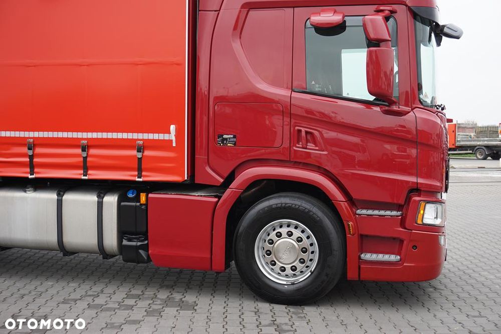 Scania P 280 / ACC / E 6 / FIRANKA + WINDA / 20 PALET / DŁ. 8,2 M / OŚ SKRĘTNA - 35