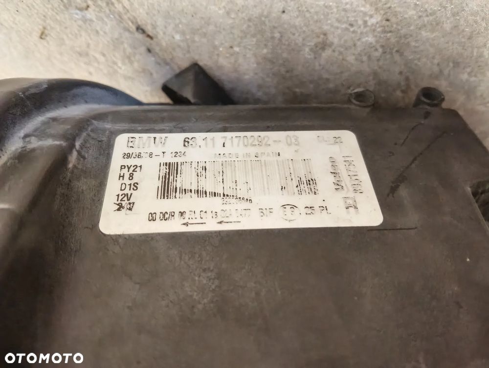 BMW 1 E82 E88 LIFT XENON PRZÓD STRONA PRAWA 7170292 - 4