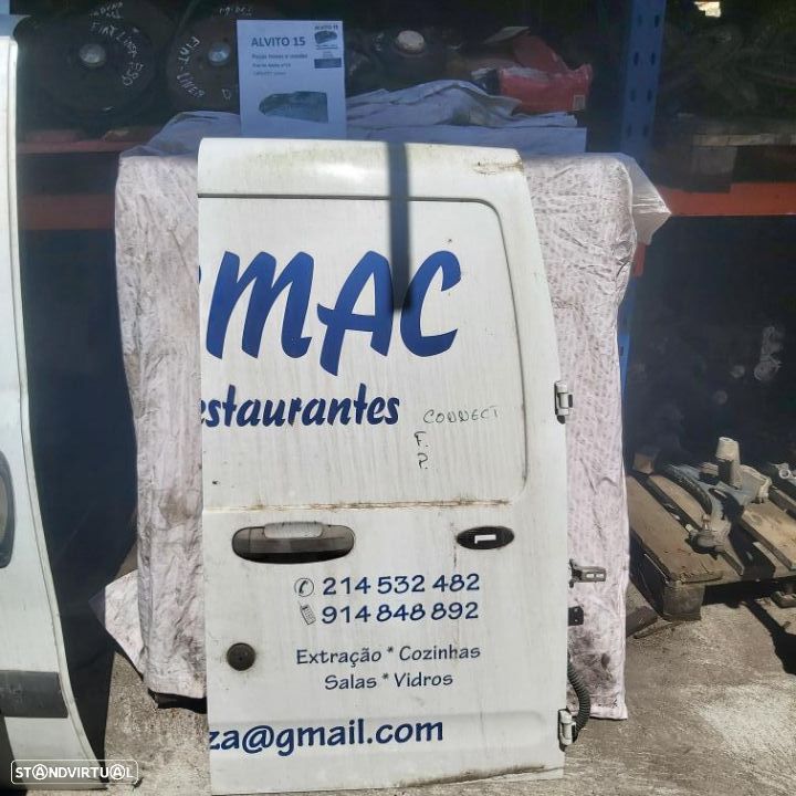 Porta tras direita Ford Transit Conect branca - 1