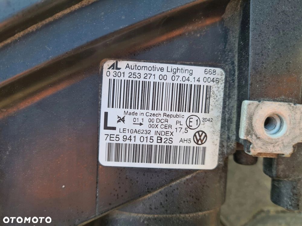 VW T5 LIFT lampa lewy przód BIXENON 7E5941015B - 4