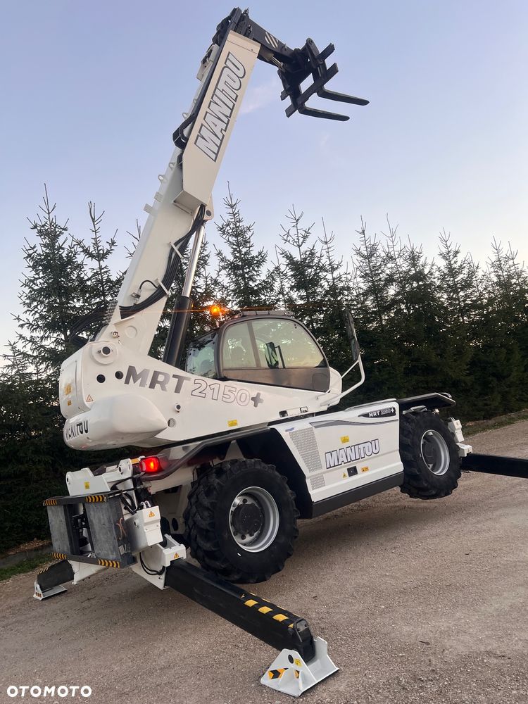 Manitou 2150 Mrt MANITOU ŁADOWARKA TELESKOPOWA Roto  widły kosz PILOT do sterowania  2016/17 1840 2540 2550 kolor od nowości biały Mercedes silnik - 24