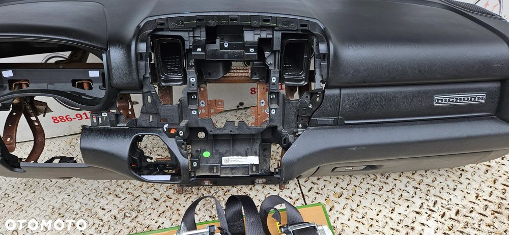 RAM 1500 V 5 2019- Big Horn Kompletny kokpit Deska rozdzielacza Poduszki powietrzne Airbag Napinacze Pasy bezpieczeństwa ORYGINAŁ - 22