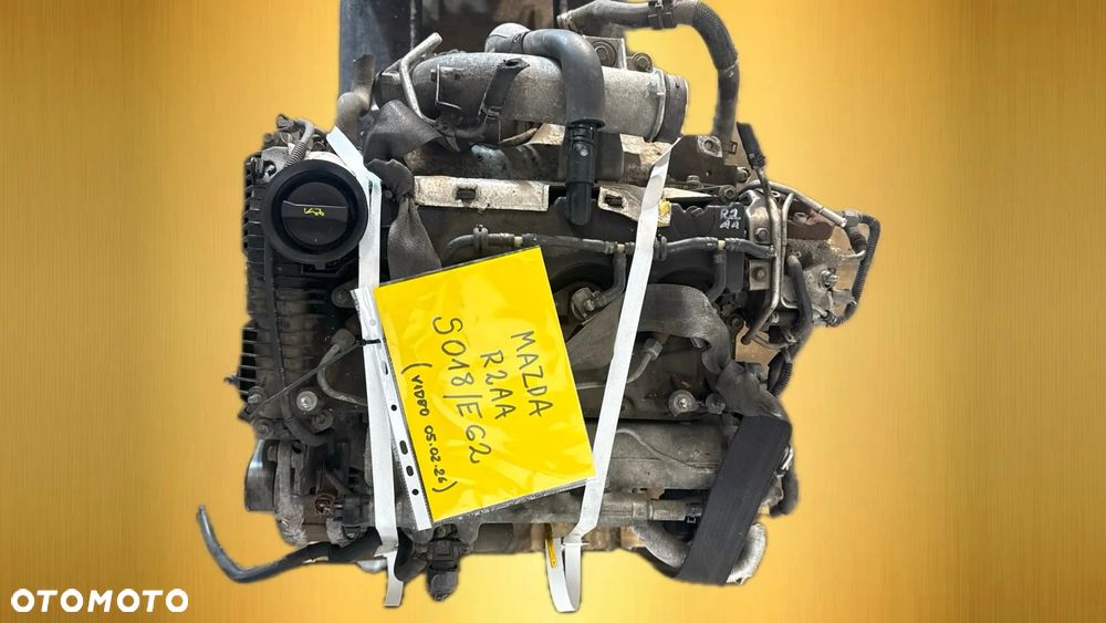 Mazda R2AA 2.2 diesel silnik kompletny z pełnym osprzętem gotowy do montażu VIDEO PRACY SILNIKA - WHATSAPP LUB LINK W OPISIE - 4