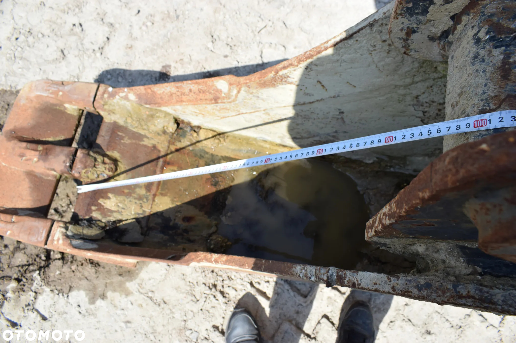 Oryginalna Wąska łyżka kopiąca JCB * 45CM * fi 65 * Geith Miller Tefra - 14
