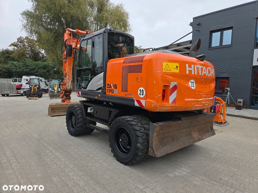Hitachi Koparka Kołowa HITACHI ZX170W -5B Szybkozłącze Hydrauliczne + 3 łyżki - 3