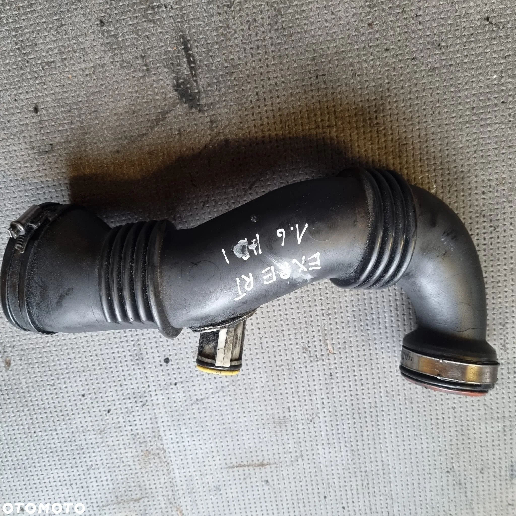 Przewód rura intercoolera fiat scudo II expert jumpy 1.6 hdi  9656953690 - 1