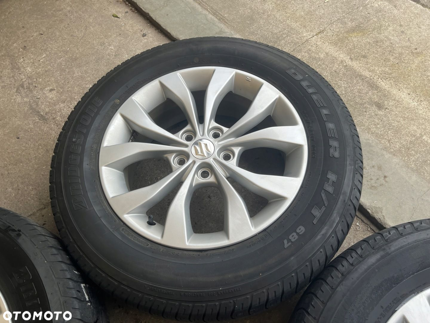 KOMPLET FELG FELGI ALU SUZUKI SX-4 SX4 VITARA 17 5X114,3 ET45 ORYGINALNE - 6
