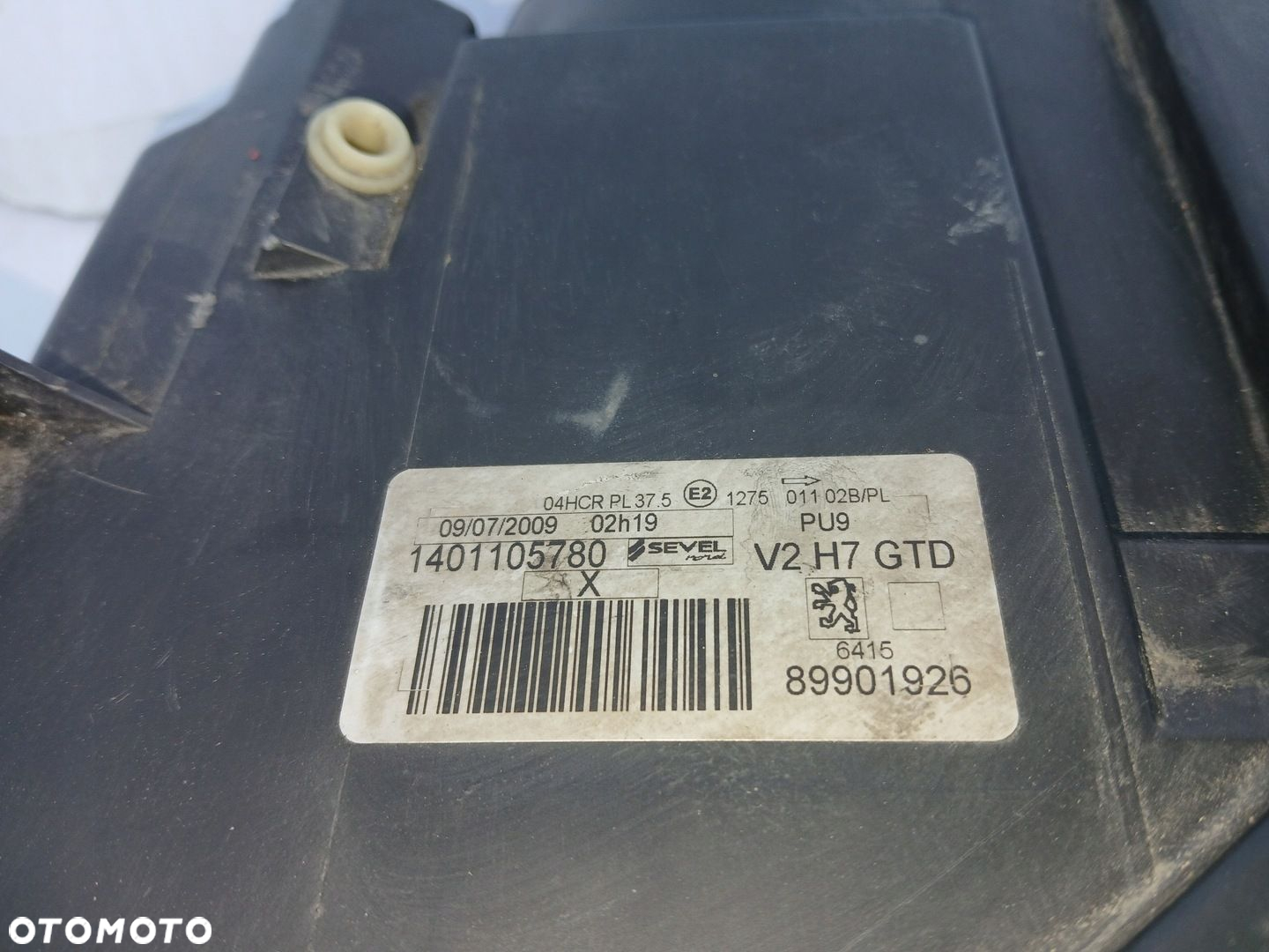 PEUGEOT 807 lampa lewa prawa przód 1401105780 1401105680 Europa - 12
