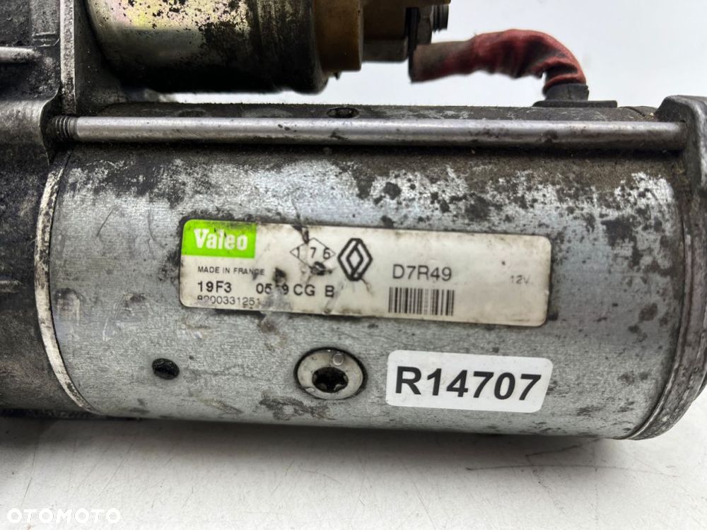 Rozrusznik Renault Clio II Scenic Megane Espace Movano Volvo v40 s40 Vitara Valeo 8200331251 D7R49 - 6