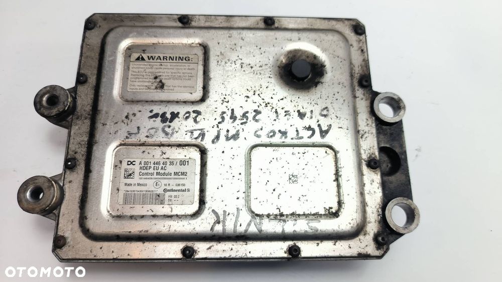 KOMPUTER SILNIKA ECU MERCDES-BENZ ACTROS MP4 1845 A0014464035 - 3