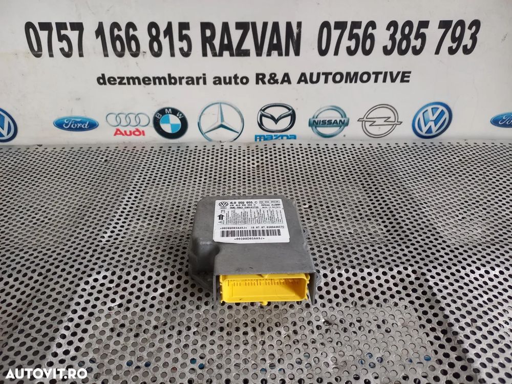 Calculator Modul Airbag Audi Q7 4L An 2005-2006-2007-2008-2009 Cod 4LC - Dezmembrari Arad - 1