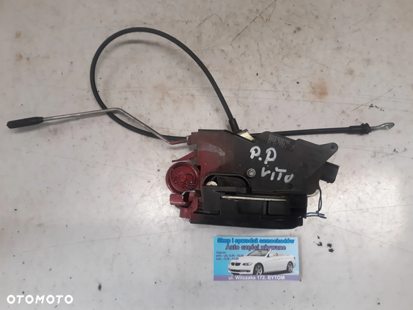 ZAMEK DRZWI PRAWY PRZÓD MERCEDES VITO W639  2,2 CDI  111 CDI 2005r   A6397201935