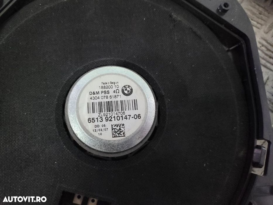 Boxa Difuzor Subwoofer Tub De Bass Bmw F30 F31 F32 F33 F34 F36 Etc. Cod 9210148 - 6