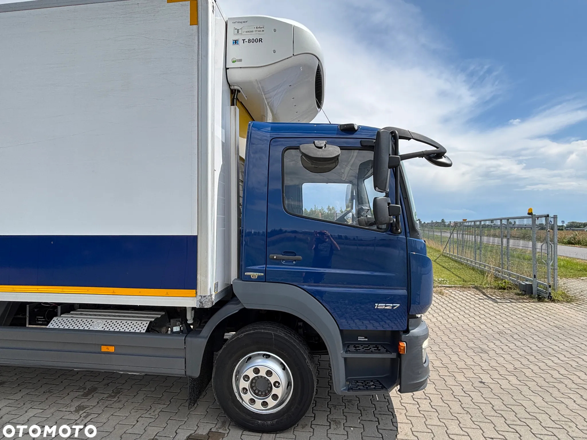 Mercedes-Benz ATEGO 1527 , chłodnia Termoking 800R, winda załadowcza 2 tony 2021 rok, jednokomorówka , świeżo po serwisie agregatu - 14