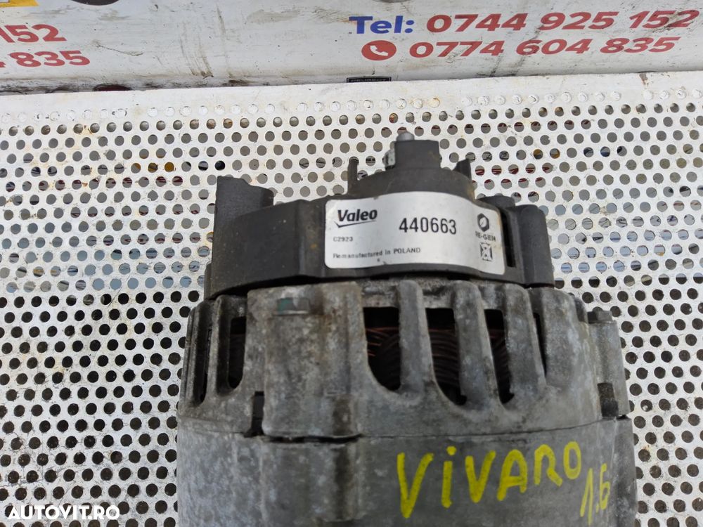 Alternator Renault Trafic 1.6 Opel Vivaro Nissan nv300 2014-2020 - 3