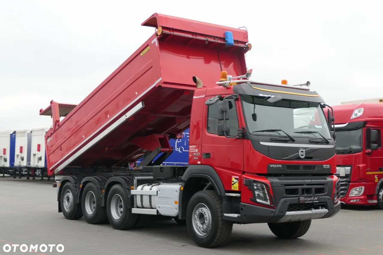 Volvo FMX 450 / 8x4 /  2 STR. WYWROTKA / TRIDEM / OŚ SKRĘTNA PODNOSZONA / BORDMATIC / HYDROKLAPA / 2016 ROK - 8