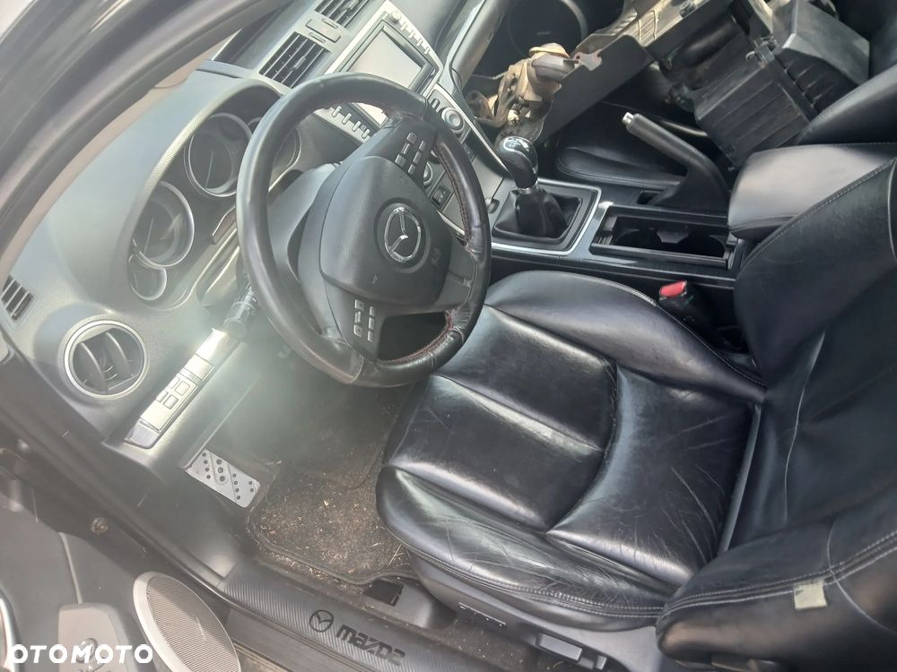 mazda 6 gh II sedan 35N maska zderzak lampa grill błotnik drzwi zbiornik paliwa szyba lusterko - 4