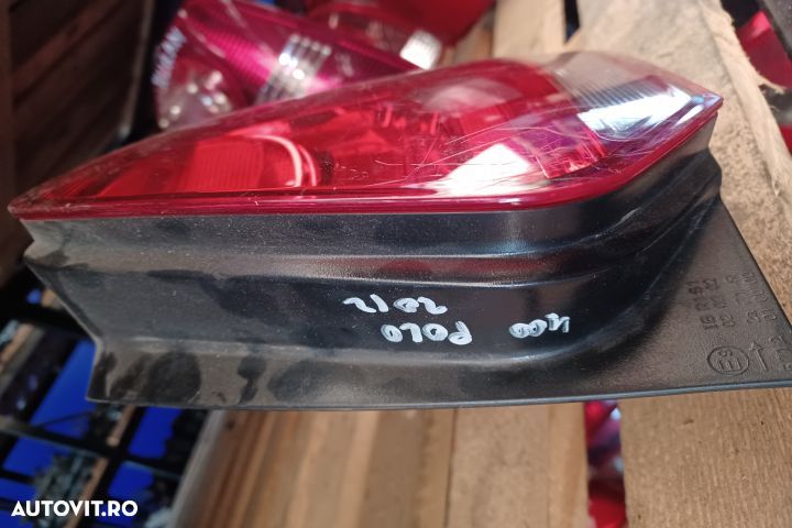 Lampa stop dreapta pe aripa Volkswagen VW Polo 5 6R  [din 2009 pana  2015] seria Hatchback 3-usi 1. - 2