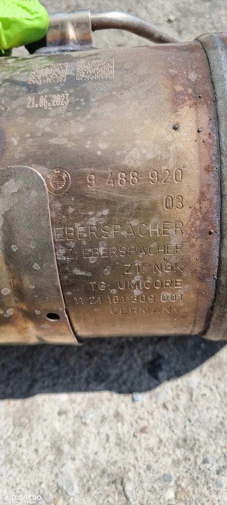 Filtru particule catalizator BMW G20 G21 G22 G2 G30 G31 G01 9488920 - 3