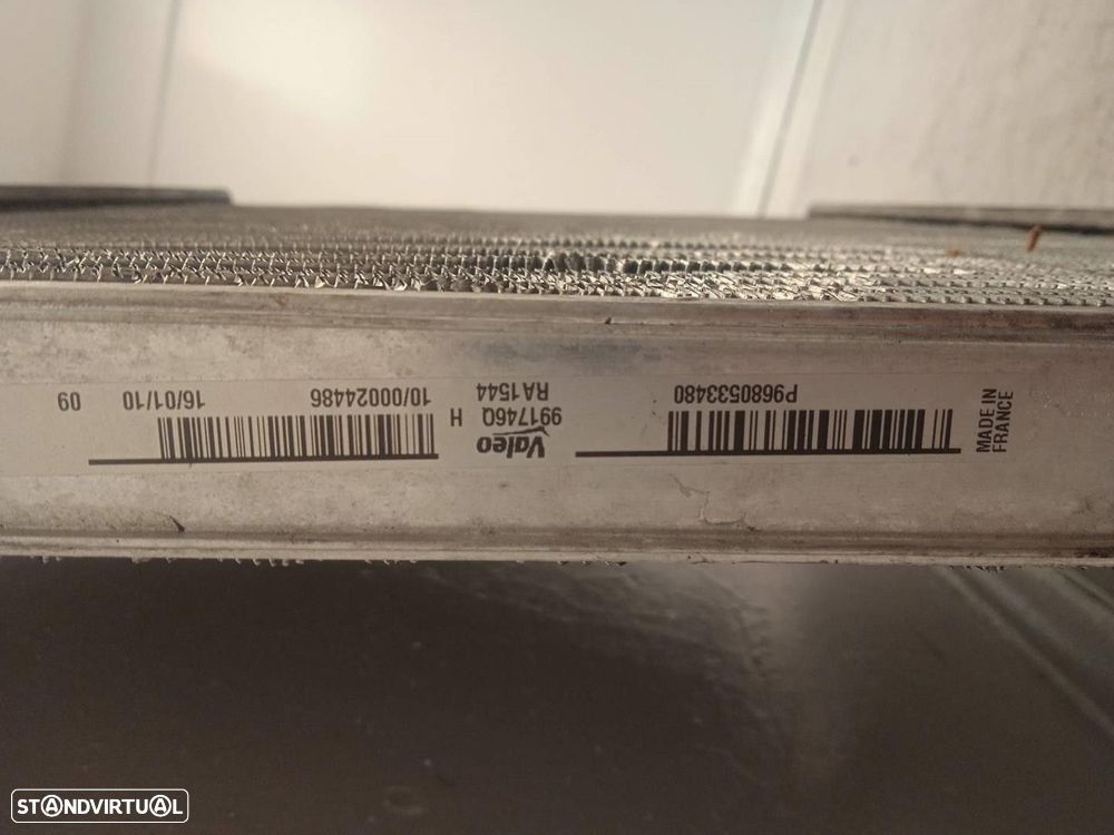 RADIADOR AGUA PEUGEOT 5008 2010 -9680533480 - 4