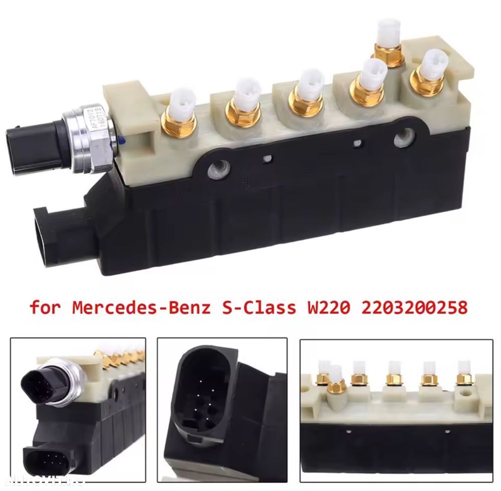 Bloc Valve Suspensie Distribuitor Aer Supapa Mercedes S Class W220 98- - 2