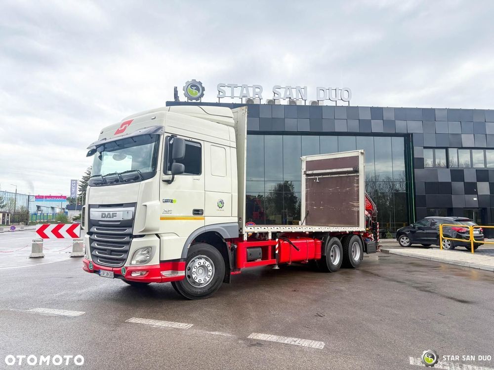 DAF XF 440 6x2 Fassi F365 FLY JIB HDS Żuraw Crane Kran Chwytak do Palet - 12