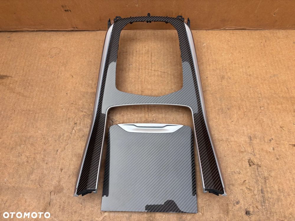BMW X5 G05 X5M F95 Carbon Lift Przed Lift Osłona Dekor Tunelu Środkowego Biegów Karbon Oryginalny Jak Nowy 8469213 - 2