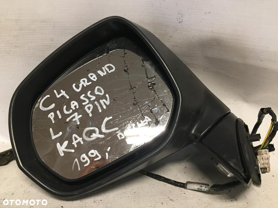 #LUSTERKO LEWE 7 PIN CITROEN C4 GRAND PICASSO KAQC USZKODZONE SZKŁO - 2