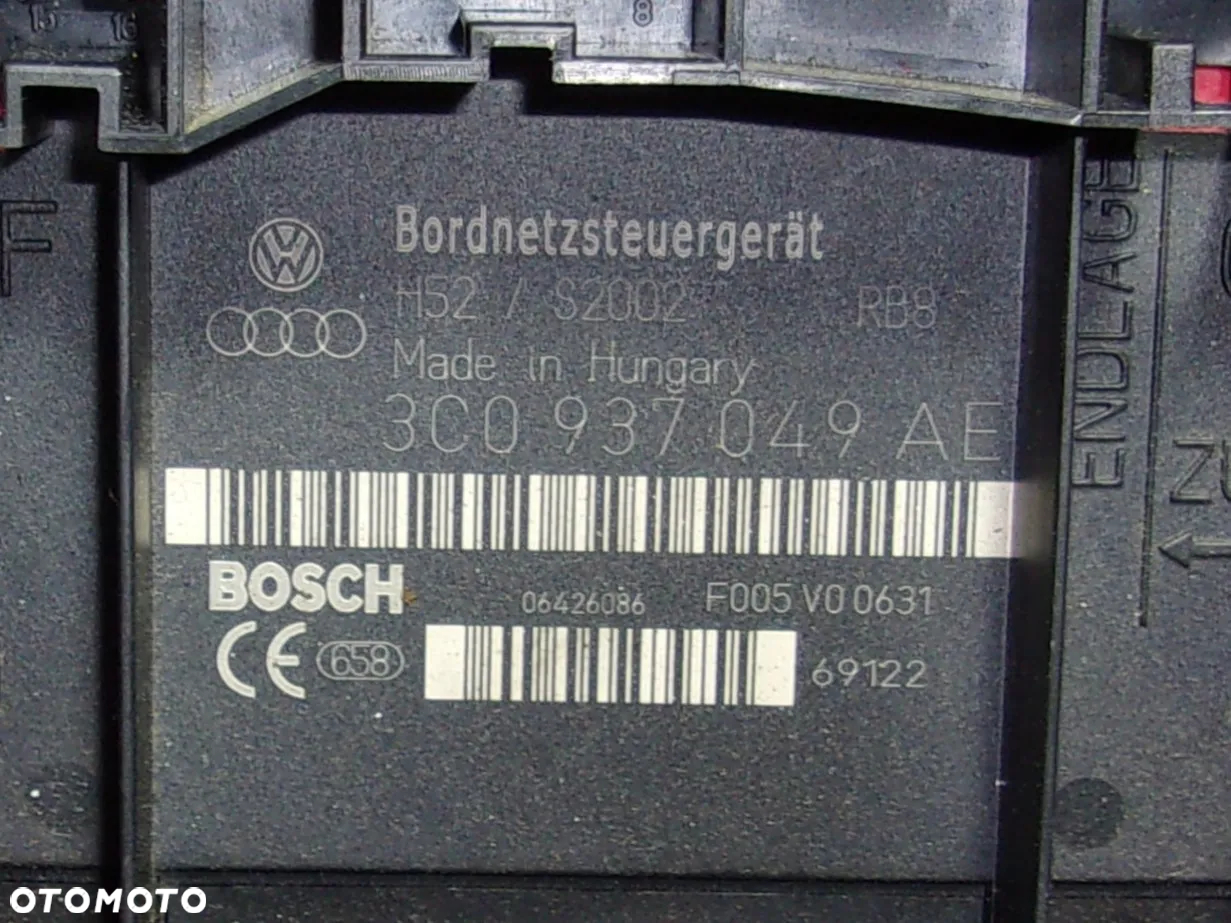 VW Passat B6 moduł komfortu BORDNETZ - 3