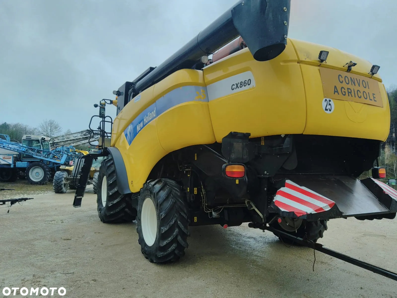 New Holland New Holland CX 860 SL heder 7,3m wozek stol rzepak - 11