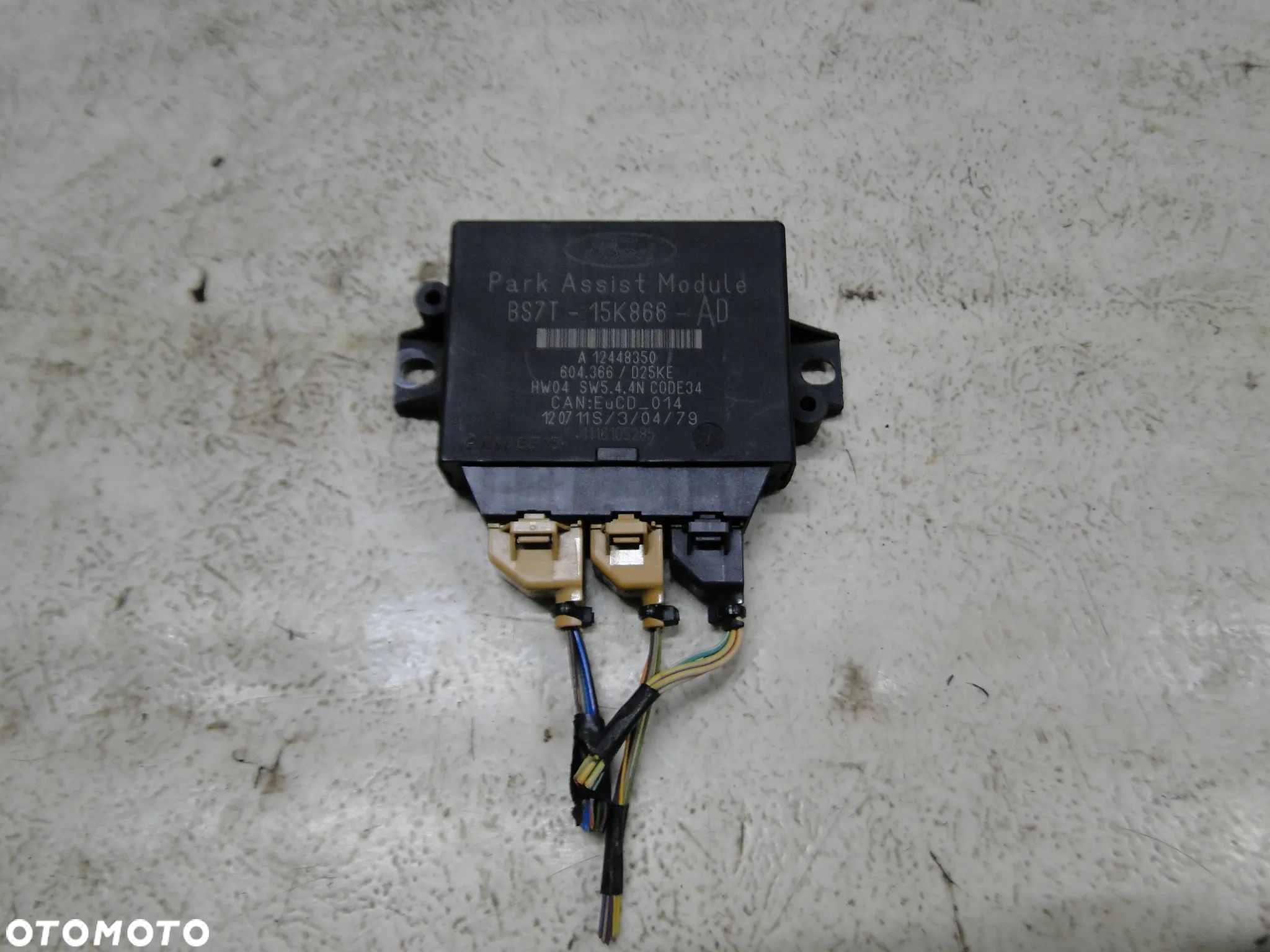 FORD MONDEO MK4 IV MODUŁ STEROWNIK PARKOWANIA PDC TYŁ TYLNY EUROPA - 1