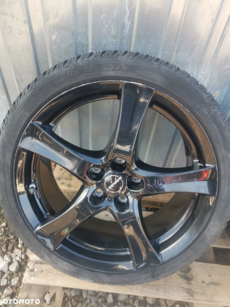 ALUFELGI KOŁA ALUMINIOWE R18 5X114,3 ET50 OPONY ZIMOWE FULDA 225/40 - 7