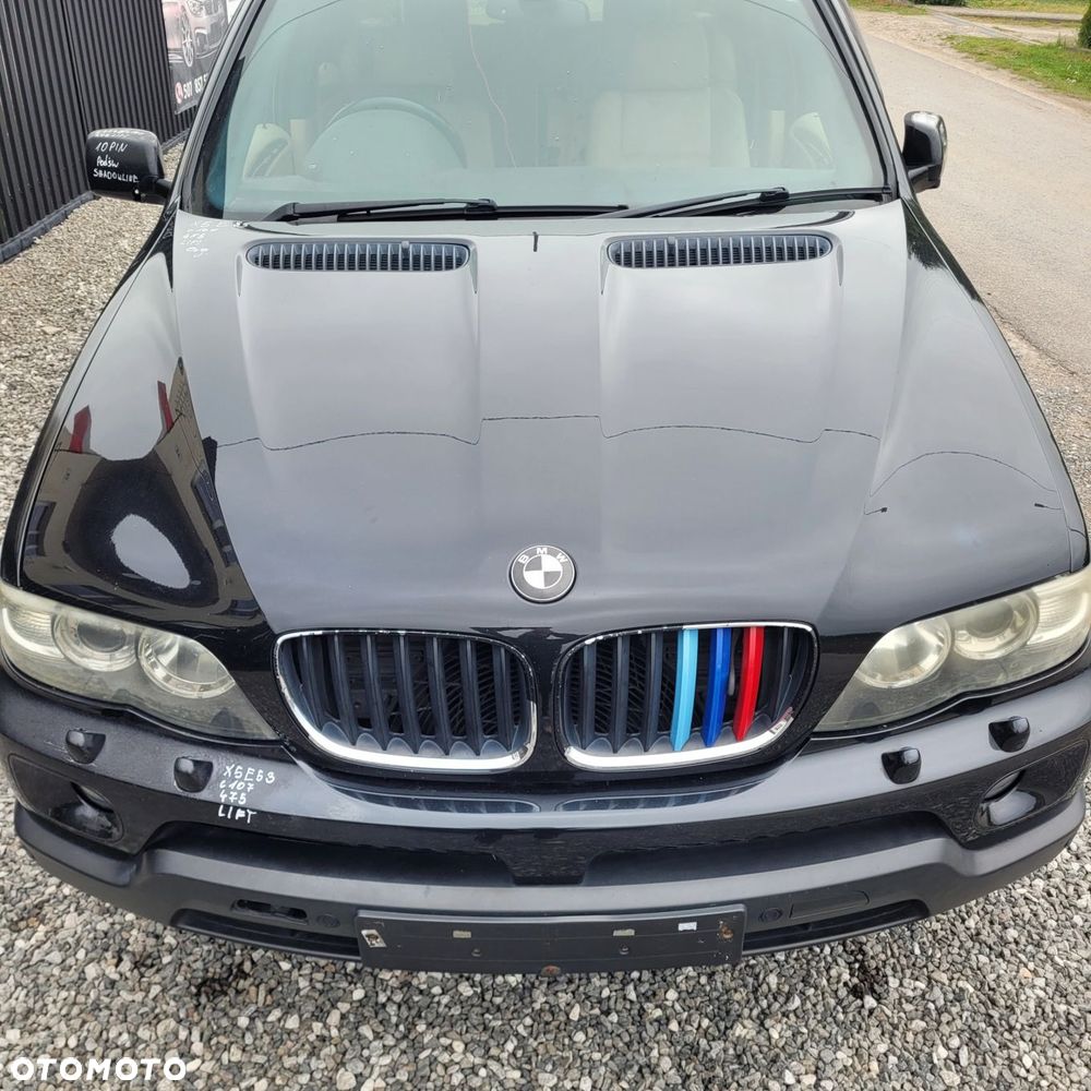 MASKA POKRYWA SILNIKA BMW X5 E53 475 BLACKSAPPHIRE ORG LAKIER LIFT C107 - 1